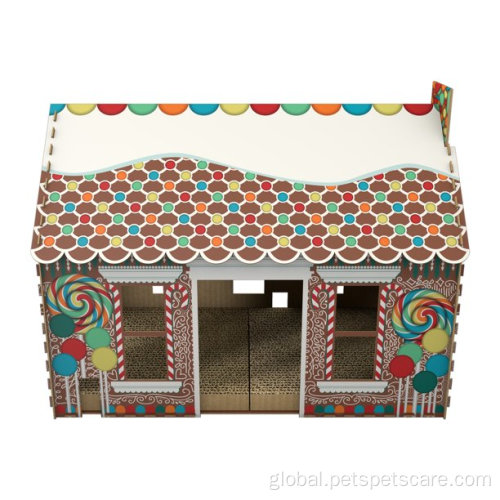 small pet house Cat Cat Scratching Gingerbread Playhouse Manufactory